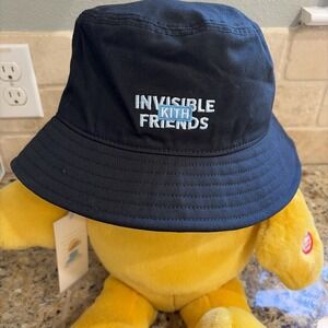 KITH Invisible Friends Classic Black Dad Bucket Hat One Size NEW NWT Streetwear